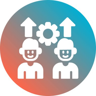 Modern simgenin vektör illüstrasyonu