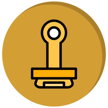 Anahtar. Web simgesi basit illüstrasyon