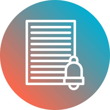 Soyut arkaplanda belge simgesi izole edildi