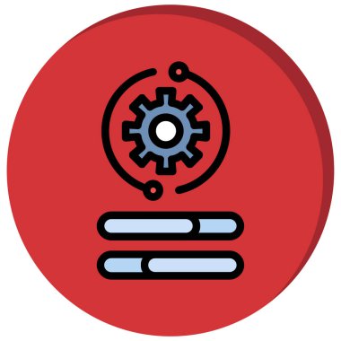 seo modern simgesinin vektör illüstrasyonu