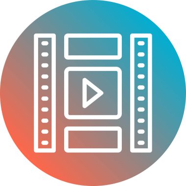 Oynatma düğmesi vektör çizimi