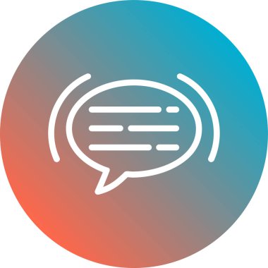 Konuşma baloncukları. Basit illüstrasyon