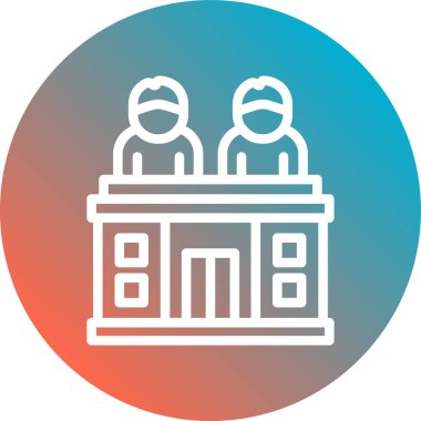 İnsan simgesinin vektör illüstrasyonu