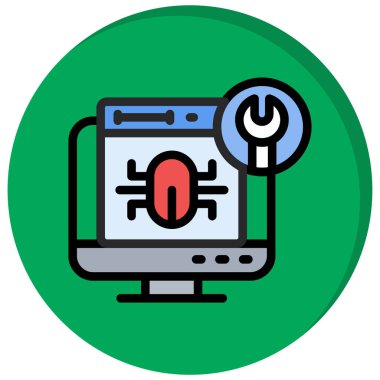 Web tasarım ikonu vektör illüstrasyonu