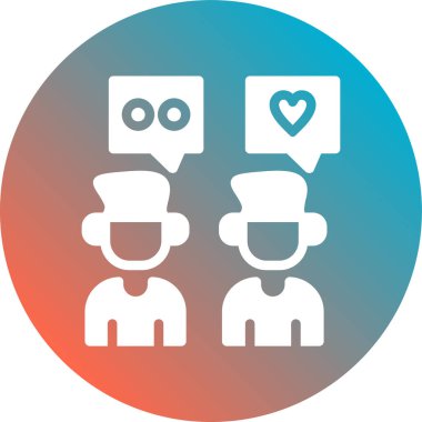 İnsanlar. Web simgesi basit illüstrasyon