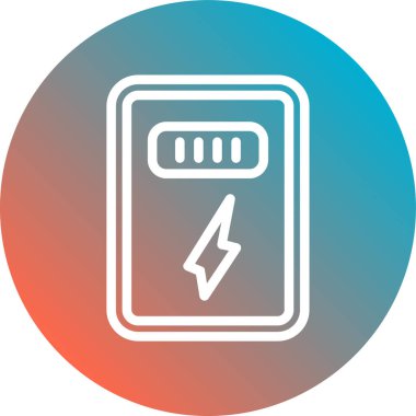 pil vektör simgesi modern basit illüstrasyon