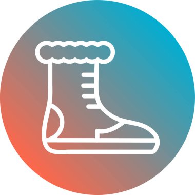 Tek bir simgenin vektör illüstrasyonu