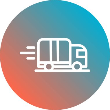 bus simgesi soyut arkaplanda izole edildi