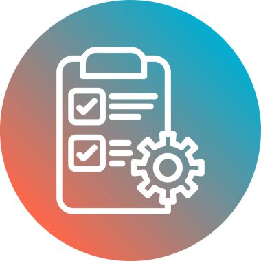 Belge simgesinin vektör illüstrasyonu