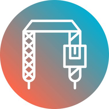 Modern b 'nin vektör illüstrasyonu eksik simgesi