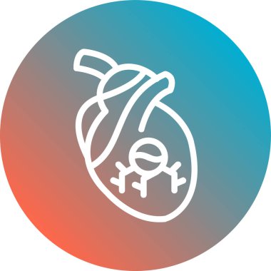 Bebeğim. Web simgesi basit illüstrasyon