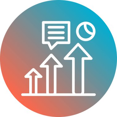 Bir pasta grafiğinin bir dairesinin vektör çizimi