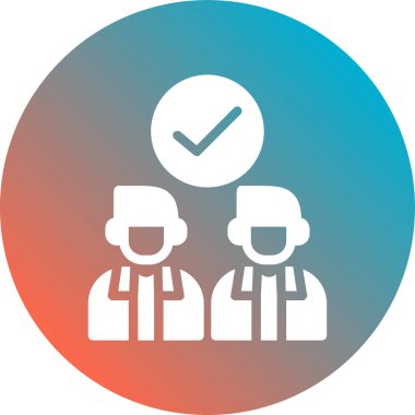 insanlar simge vektör illüstrasyonu