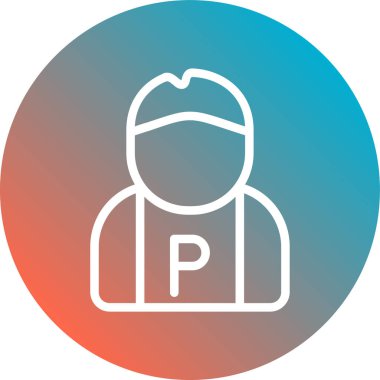 Modern insanın vektör çizimi