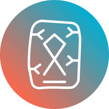 Modern simgenin vektör illüstrasyonu