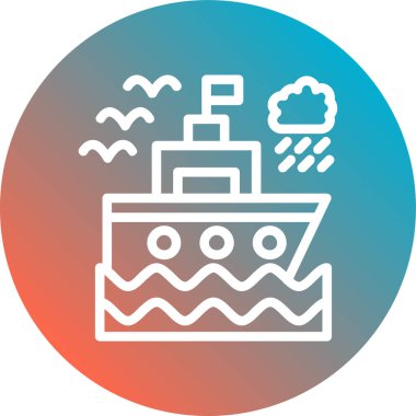 Gezinti. Web simgesi basit illüstrasyon