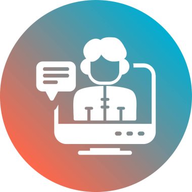 İleti vektör resimli dizüstü bilgisayar