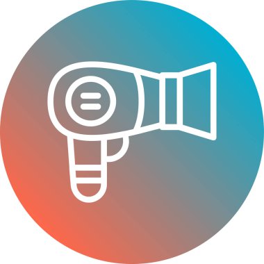 megafon ikonu. Vektör illüstrasyonu