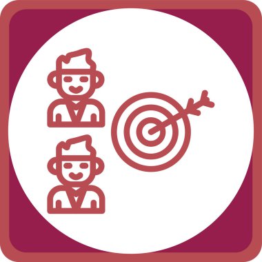 Bir grup insanın vektör çizimi