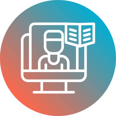 seo modern simgesinin vektör illüstrasyonu