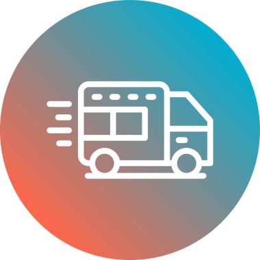 Benzersiz Otomobil Vektörü Kabartma Simgesi