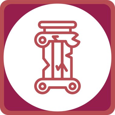 Modern b 'nin vektör illüstrasyonu eksik simgesi