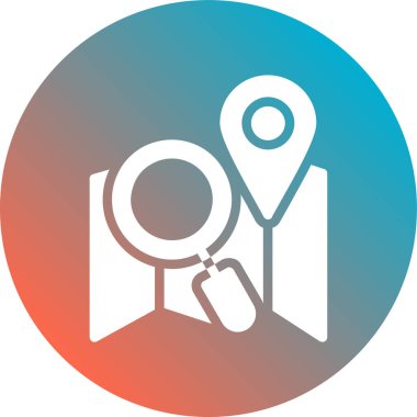 seo modern simgesinin vektör illüstrasyonu