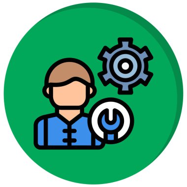 Müşteri hizmet vektör çizim