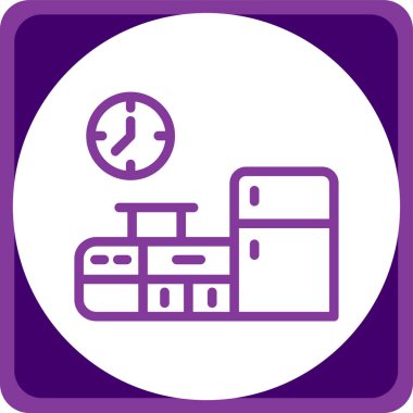 Takvim simgesinin vektör illüstrasyonu