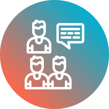 İnsan simgesinin vektör illüstrasyonu