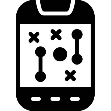 akıllı telefon simgesi vektör illüstrasyonu