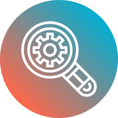 seo modern simgesinin vektör illüstrasyonu