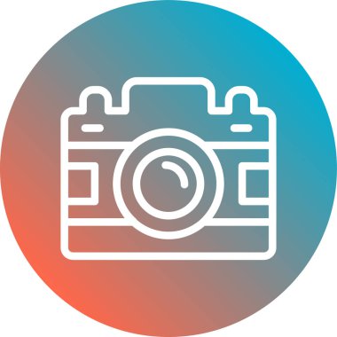 fotoğraf makinesi simgesi, modern vektör illüstrasyonu