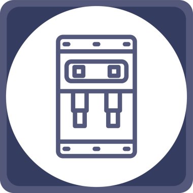 Pil. Web simgesi basit illüstrasyon