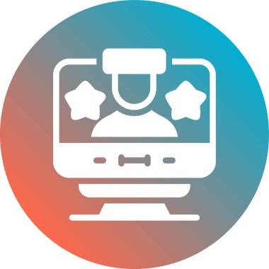 Laptop simgesi olan bilgisayarlar. vektör illüstrasyonu