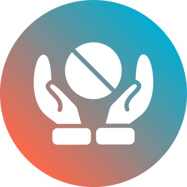 Tıbbi bir simgenin vektör illüstrasyonu