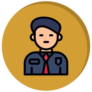 Avatar Adam vektör simgesi