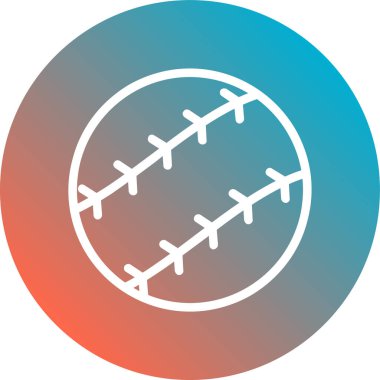beysbol ikonu vektör illüstrasyonu