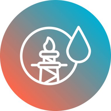 Modern simgenin vektör illüstrasyonu