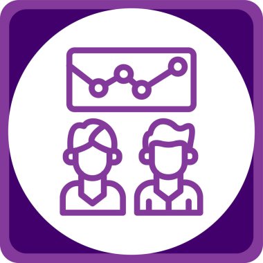 seo modern simgesinin vektör illüstrasyonu