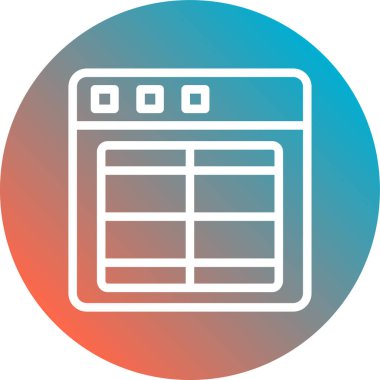 vektör Takvimi Simgesi illüstrasyonu