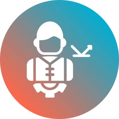 Modern simgenin vektör illüstrasyonu