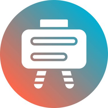 Modern b 'nin vektör illüstrasyonu eksik simgesi