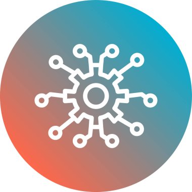 seo modern simgesinin vektör illüstrasyonu