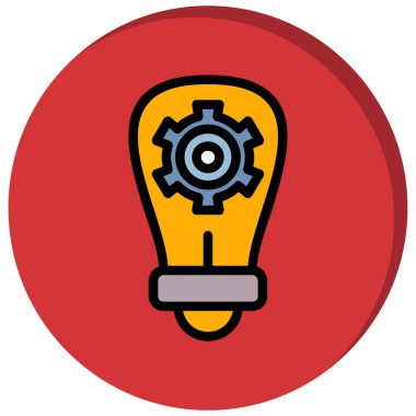 Ampul simgesi, yaratıcı konsept tasarımı
