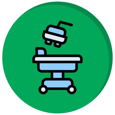 Araba simgesinin vektör illüstrasyonu