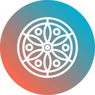 Çiçekli güzel bir arkaplanın vektör çizimi