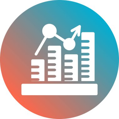 iş düz vektör simgesi