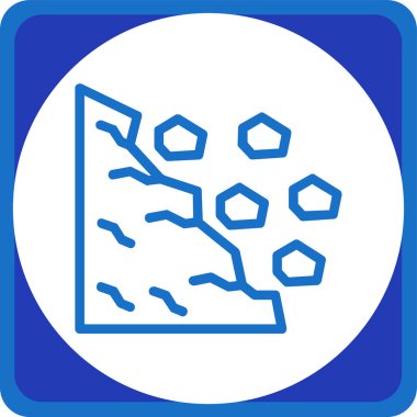 Yol simgesi, vektör illüstrasyonu