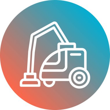 Süpürge Temizleyici Hattı Gradyan Arkaplanı